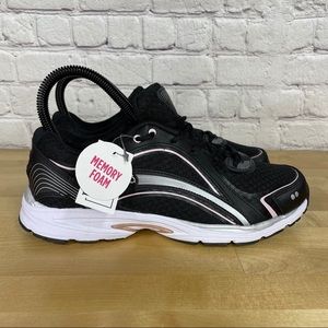 Ryka Sky Walk Wide Width Walking Sneaker Black/Pink Women’s Size‎ 7W